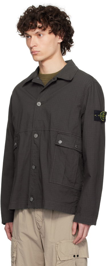 Jakke Stone Island Stone Island Mil-Spec Stretch Ripstop-TC Jacket Grøn | K1S15 1200026 S0063, 3