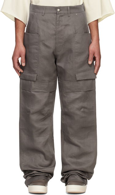 Cargo bukser Rick Owens Rick Owens Hollywood Stefan Cargo Pants Grå | RU01E5346 TWL, 0
