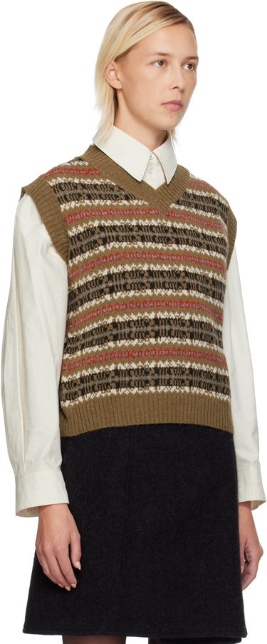 Vest Max Mara Weekend Fleres Jacquard Vest Flerfarvet | 2525356022600, 1