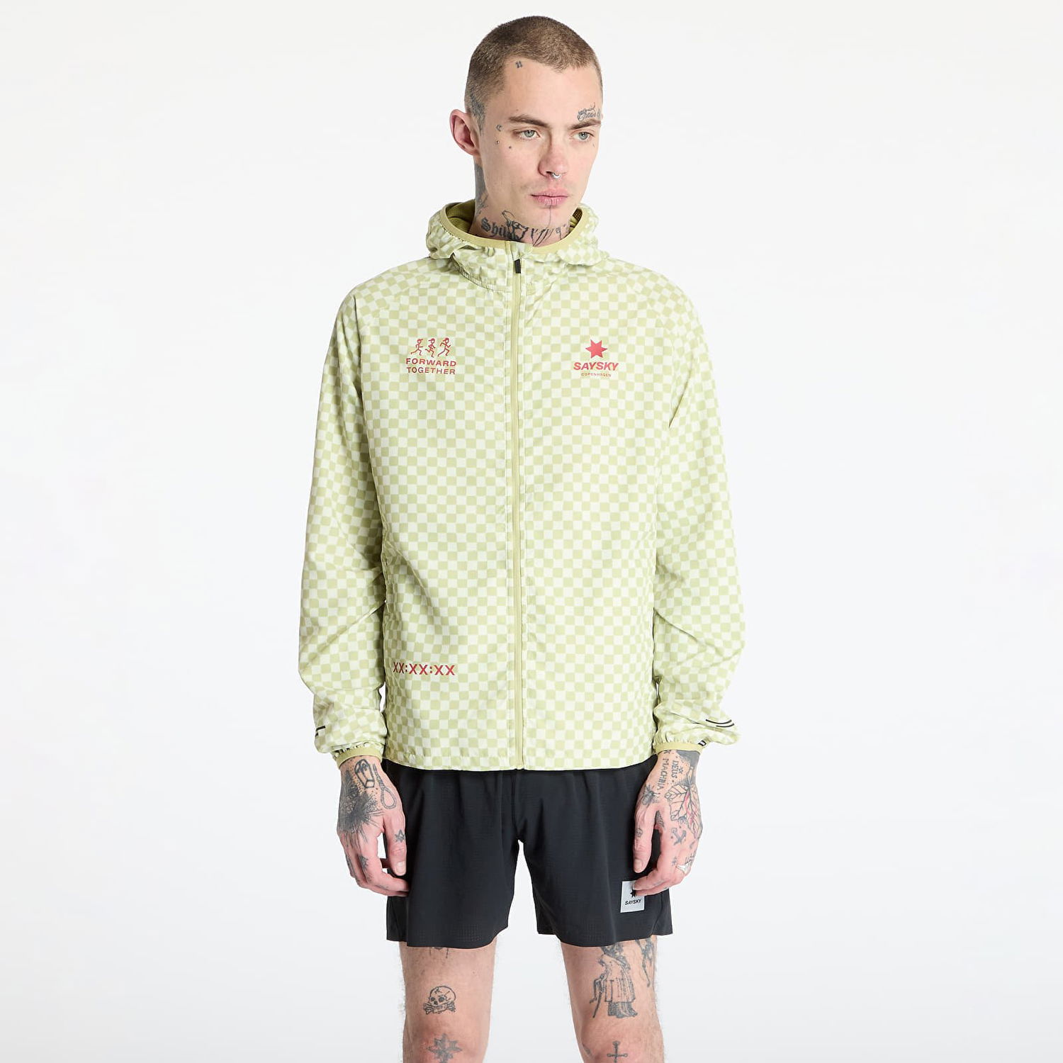 Vindjakke Saysky SAYSKY Checker Pace Jacket Grøn | NMRJA22C1034, 0