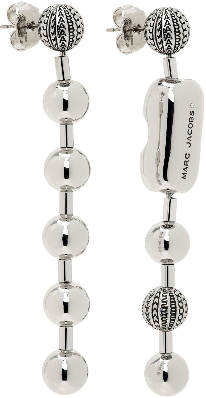 Øreringe Marc Jacobs Marc Jacobs The Monogram Ball Chain Earrings Metalisk | 2S4JER001J04, 1