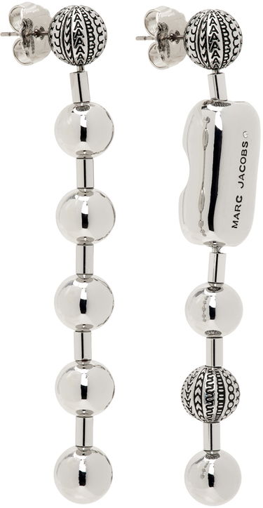 Øreringe Marc Jacobs Marc Jacobs The Monogram Ball Chain Earrings Metalisk | 2S4JER001J04, 1