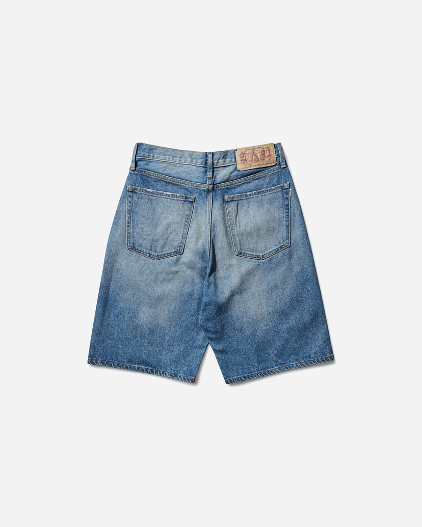 Shorts BAPE TWIN STA Denim Shorts Blå | 1L30151004 LIGHTINDI
