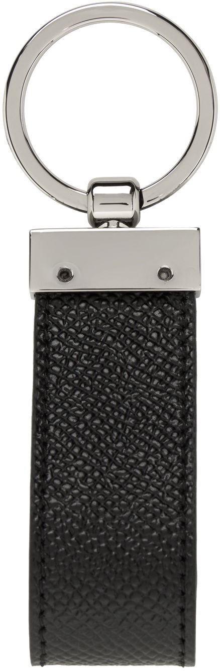 Nøgleringe Dolce & Gabbana Black Dauphine Keychain Sort | BP1371AG219, 1