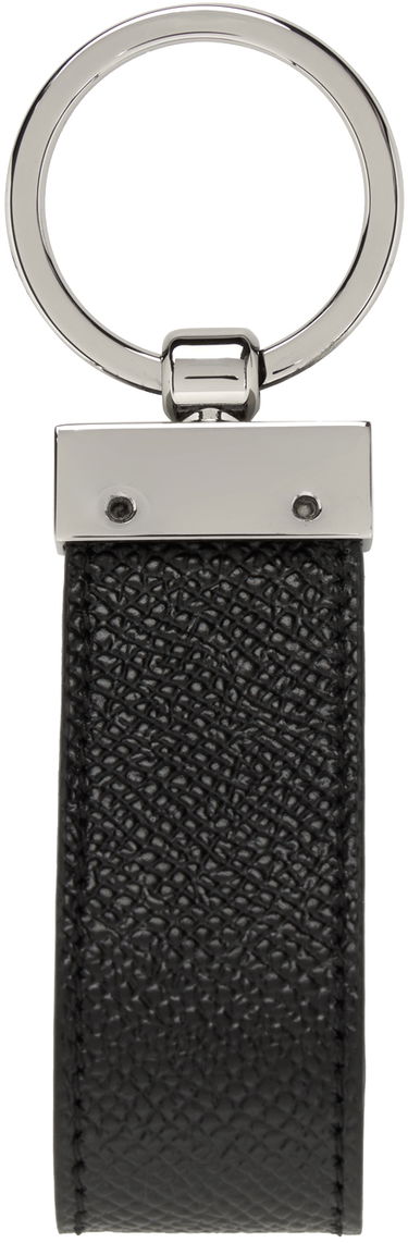 Nøgleringe Dolce & Gabbana Black Dauphine Keychain Sort | BP1371AG219, 1