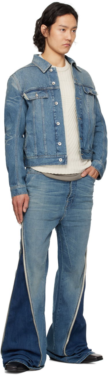 Jeans Rick Owens Rick Owens DRKSHDW Hollywood Bolan Banana Jeans Blå | DU01E3363 SDWB, 3