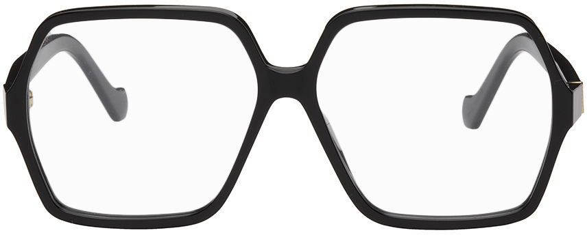 Solbriller Loewe Black Square Glasses Sort | LW50032I@59001, 0