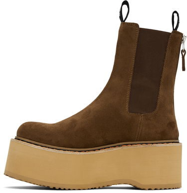 Tøj R13 R13 Double Stack Chelsea Boots Brun | R13S0245-07, 2