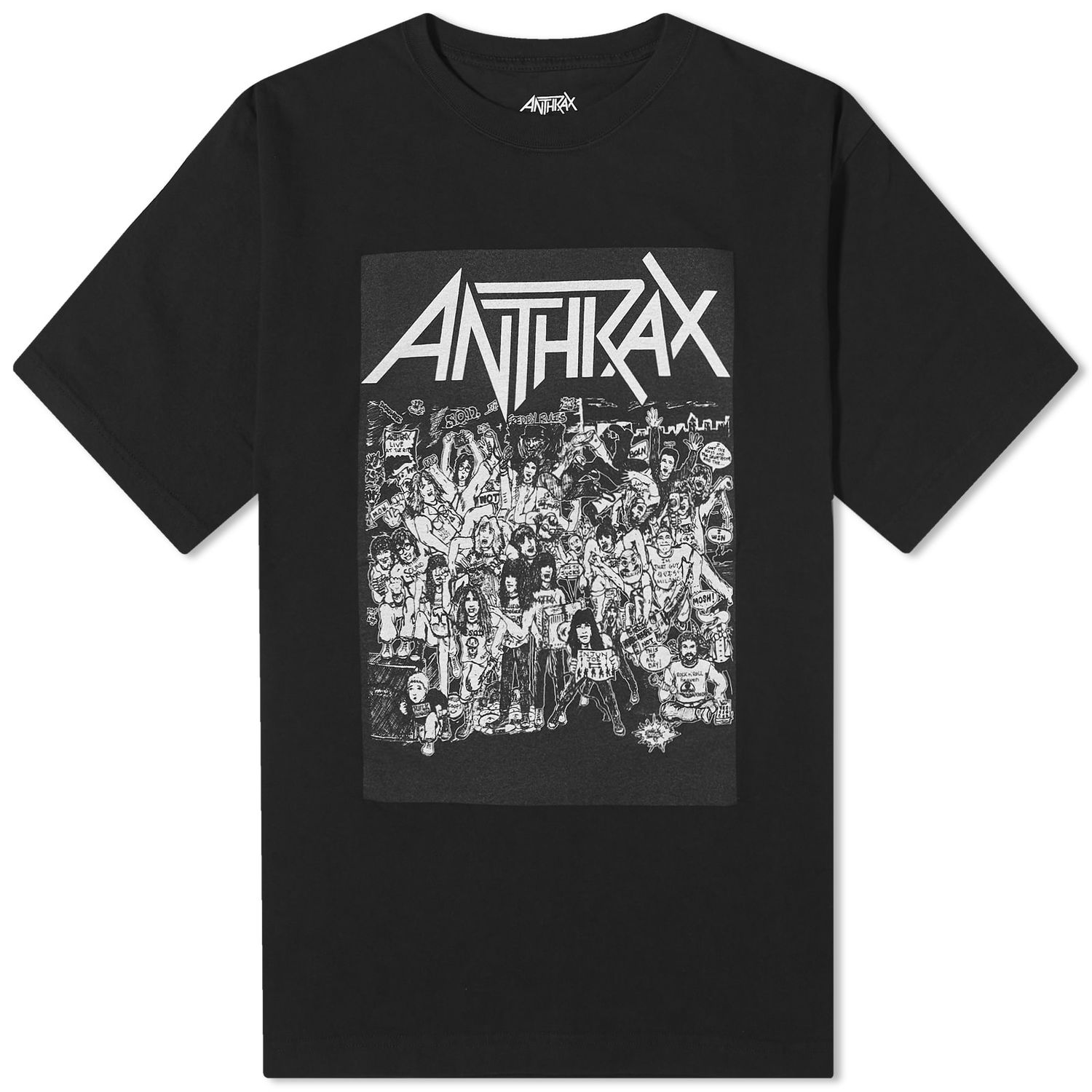 T-shirt Neighborhood Anthrax No Frills T-Shirt Sort | 232PCNH-ST02S-BLK, 0