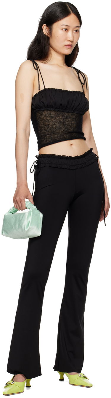 Tanktop GUIZIO Guizio Ruched Tank Top Sort | H23624S025, 3