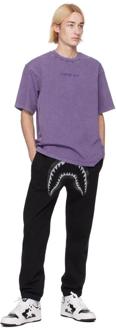 T-shirt BAPE Relaxed Fit Logo T-Shirt Lilla | 001CSK801309M, 3