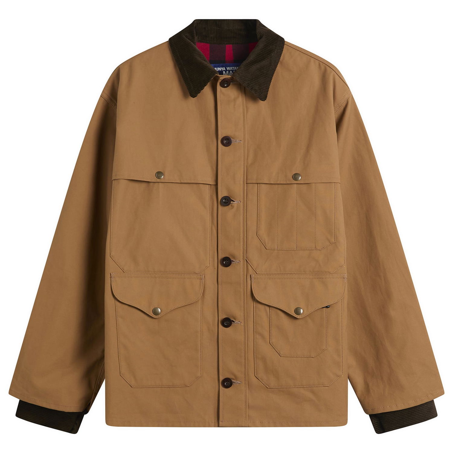 Jakke Junya Watanabe Junya Watanabe MAN x Filson Flannel Check Jacket Brun | WP-J023-051-1, 1