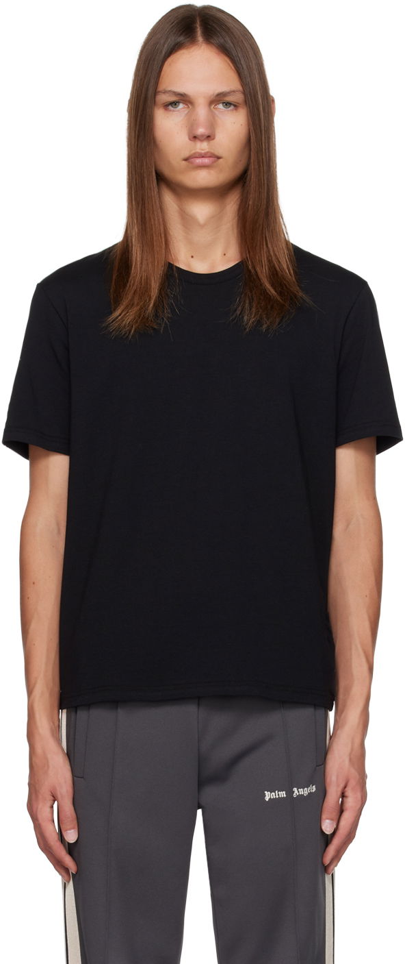 T-shirt Palm Angels Three-Pack Black Sort | PMUG003C99FAB0011010