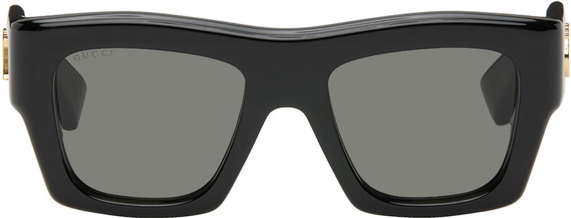 Solbriller Gucci Black Square Sunglasses Sort | GG1772S-001