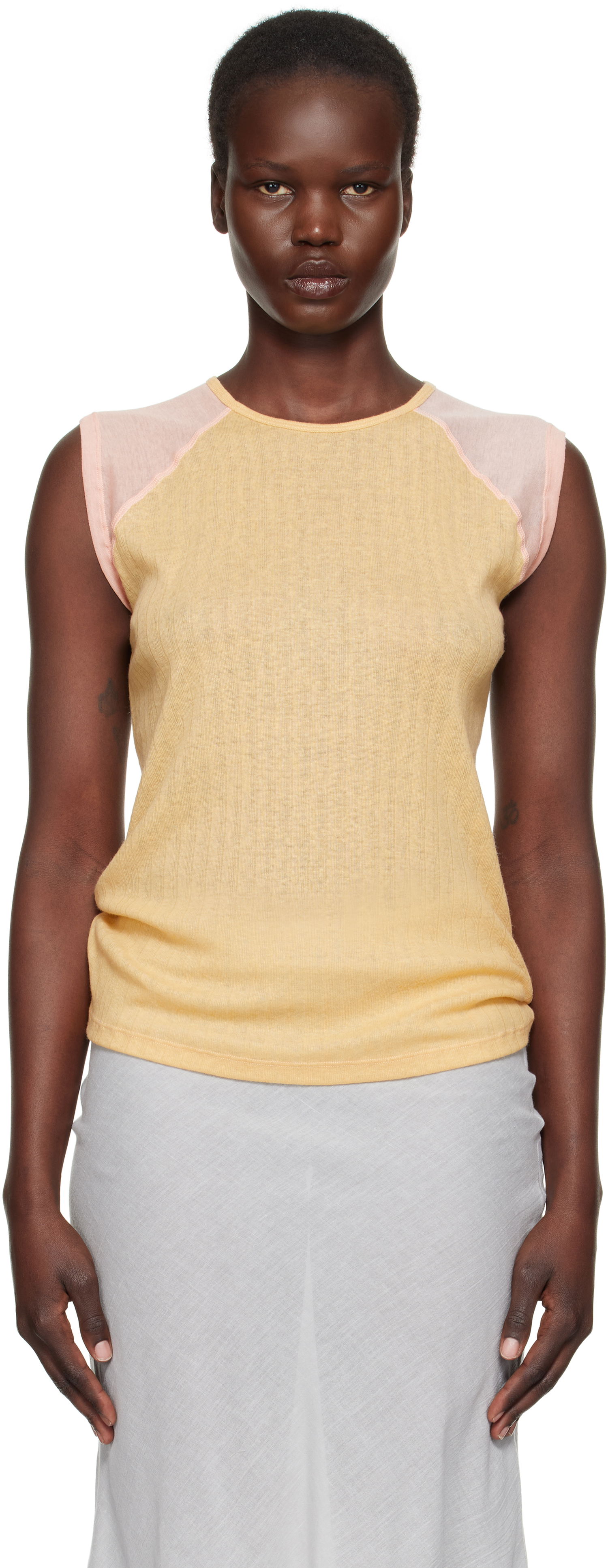Tanktop Baserange Baserange Gene Sleeveless Top Gul | TOGNT-LW-SP25, 0