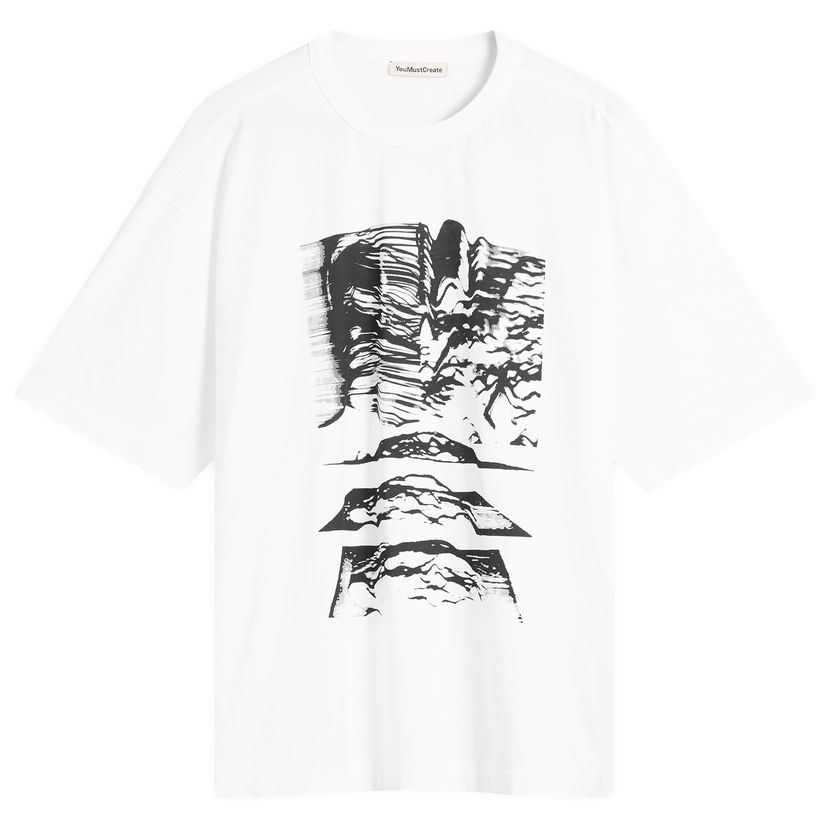 T-shirt YMC YMC Triple Mountains T-Shirt, Size Small Hvid | P6ZAE-10