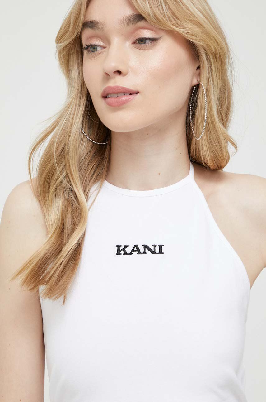 Tanktop Karl Kani Signature Tank Top Hvid | 6131106, 0