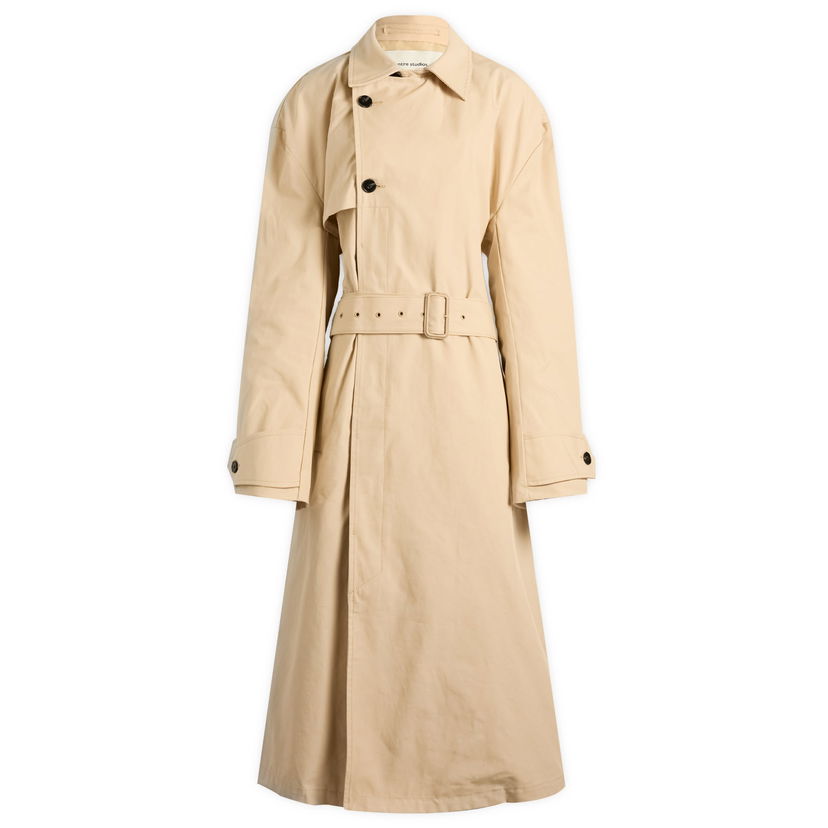 Trenchcoat Entire Studios Entire Studios Classic Trench Coat, Size Large Beige | ESU-W25-1023-SA