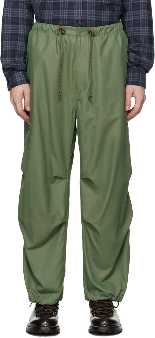 Bukser BEAMS Beams Plus MIL Micro Mesh Trousers Grøn | 3824-0245-791