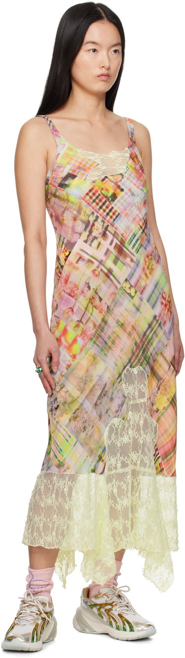 Kjole Collina Strada Collina Strada Anemone Print Midi Dress Flerfarvet | XX4019, 3