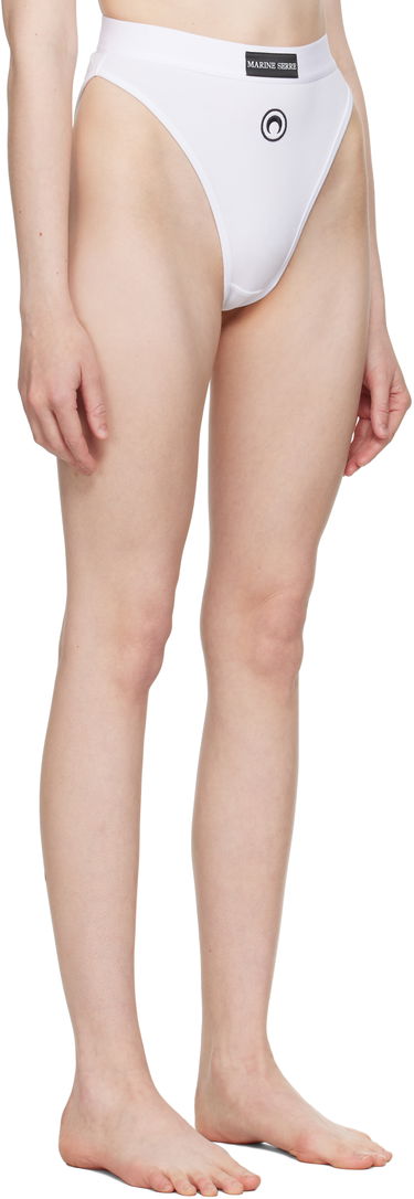 Trusser Marine Serre Marine Serre Moon Logo Stretched Jersey High-Waist Briefs Sort | WUW045A CJER0012, 4