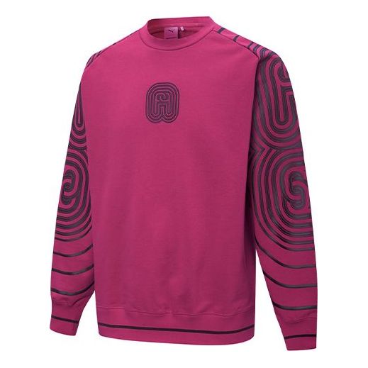 Sweatshirt Puma PRONOUNCE Unisex Round-Neck Sweatshirt Lyserød | 534033-75