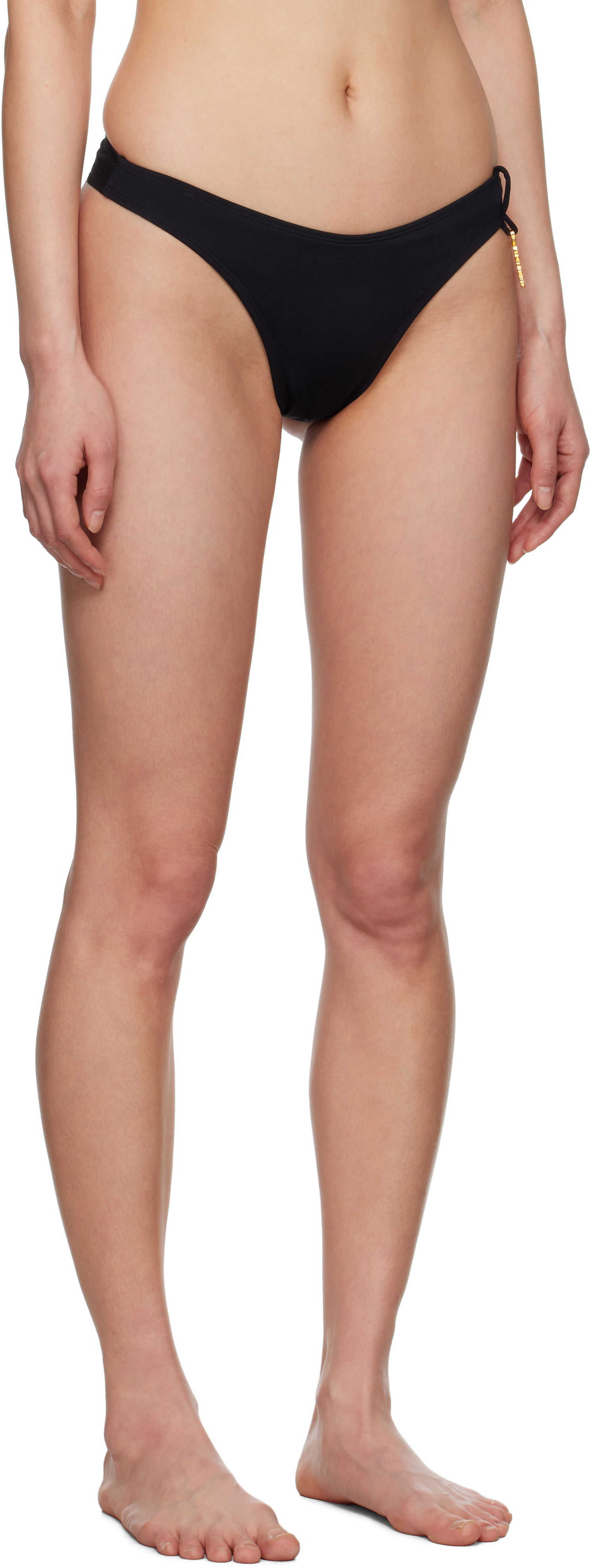 Badetøj Jacquemus Jacquemus Signature Bikini Bottom Sort | 25E251SW025-2294, 1