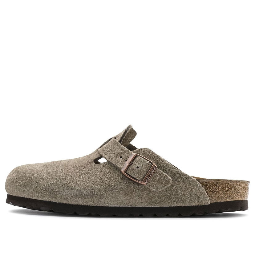 Sneakers og sko Birkenstock Boston Suede Leather Sandals Grå | 0060461