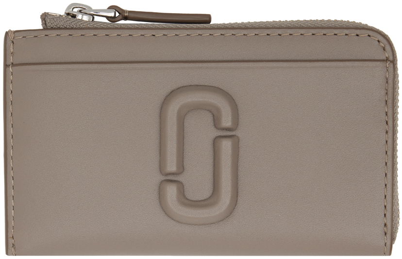 Tegnebog Marc Jacobs Marc Jacobs 'The Covered J Marc' Top Zip Wallet Grå | 2S4SMP008S02