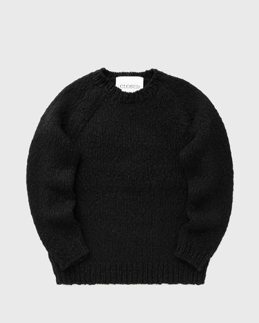 Sweater CLOSED Chunky Knit Crewneck Raglan Jumper Sort | C86804-94B-SI-100, 2