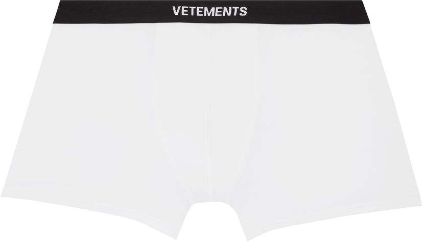 Boksere VETEMENTS Logo Boxer Briefs Hvid | MH76UN400WB