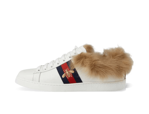 Sneakers og sko Gucci Ace 'Wool' (W) Hvid | 498199 0F150 9096
