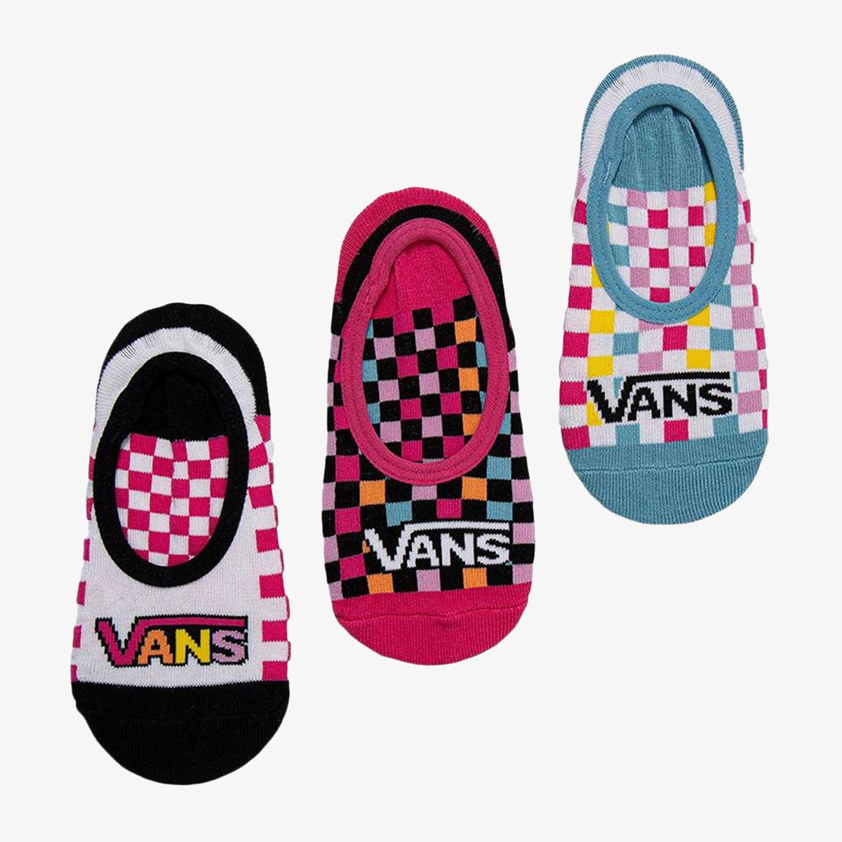 Sokker Vans Vans Zoocano No-Show Socks 3 Pairs Flerfarvet | VN0A5DQ5448, 1