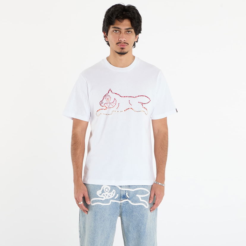 T-shirt BILLIONAIRE BOYS CLUB Crystal Running Dog T-Shirt Hvid | IC25489 White