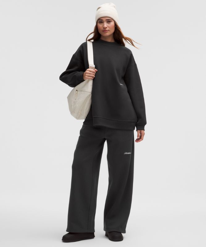 Sweatshirt lululemon Big Cozy oversized mock neck sweatshirt Sort | prod20004875, 1