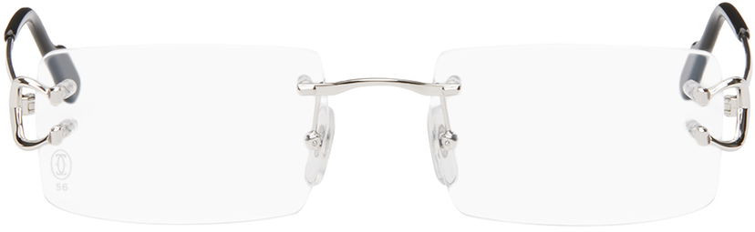 Tilbehør Cartier Rimless Glasses Metalisk | CT0488O-002