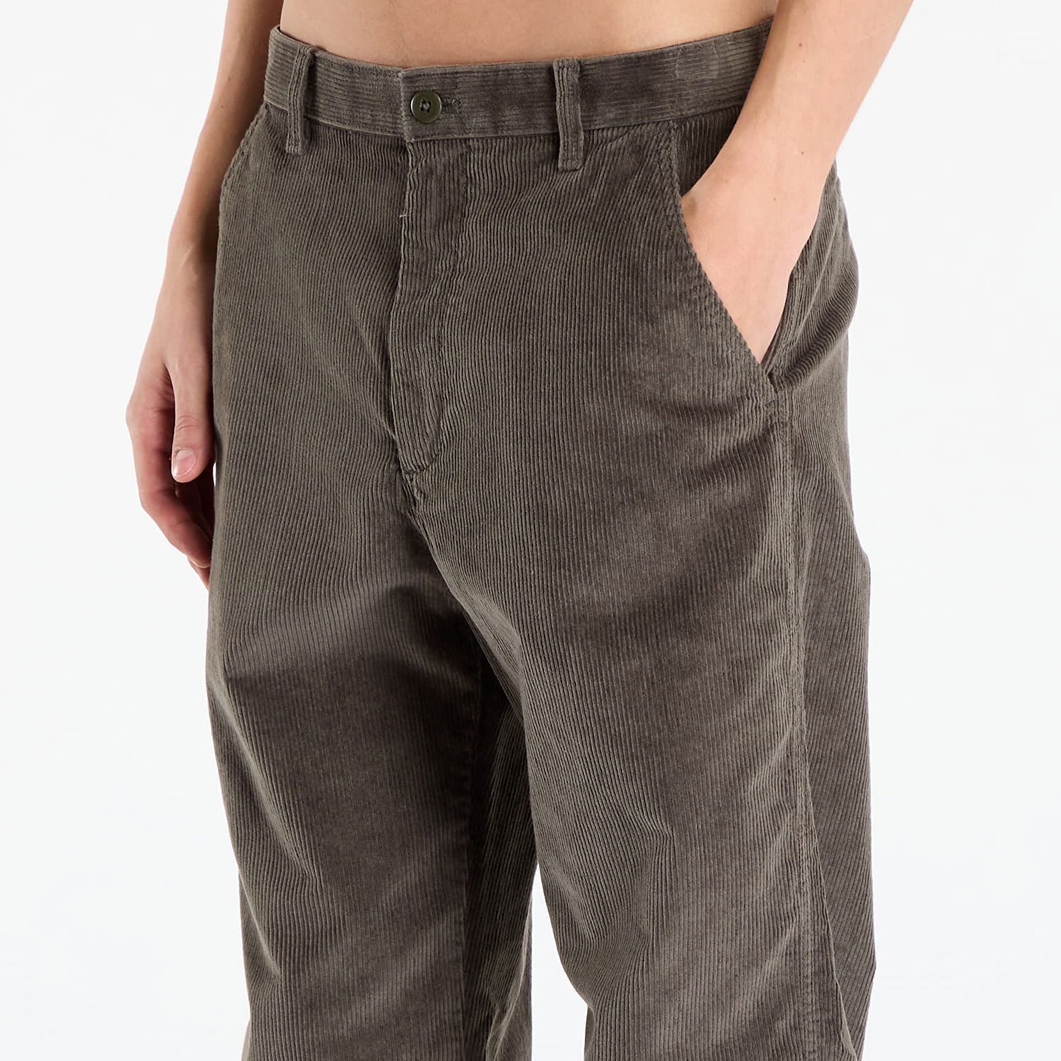 Bukser CALVIN KLEIN 90S Straight Corduroy Pants W35/L32 Brun | LV04RD605G PAR, 1