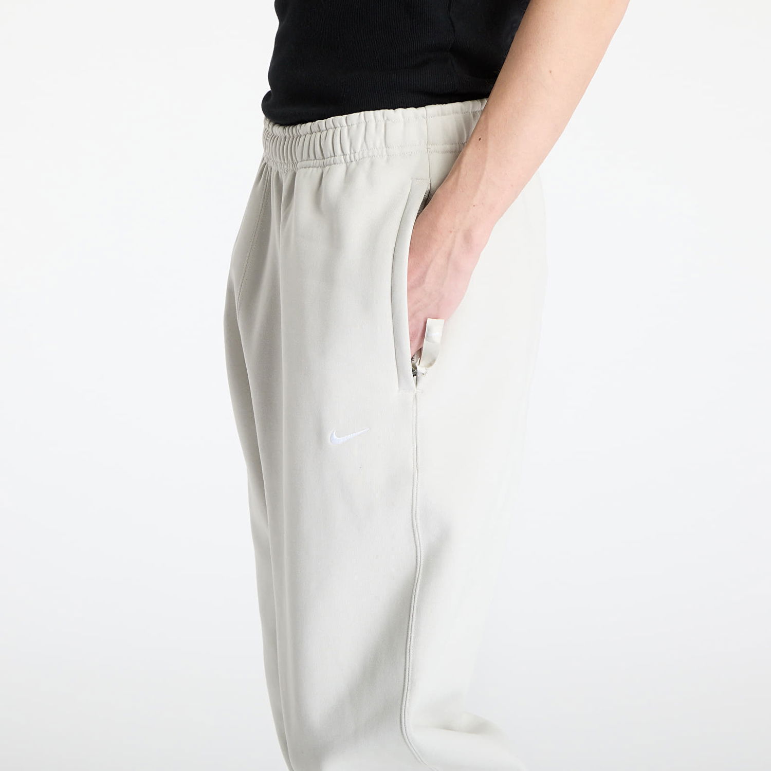 Joggingbukser Nike Solo Swoosh Fleece Pants Beige | DX1364-072, 1