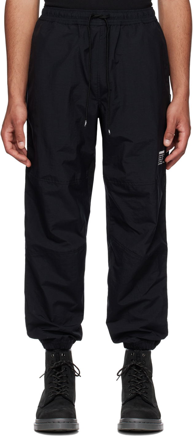 Joggingbukser Neighborhood PFU Nylon Drawstring Jogger Pants Sort | 231TSNH-PTM02, 0
