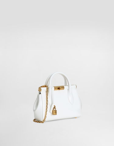 Håndtaske Dolce & Gabbana Dolce & Gabbana Marlene Handbag Hvid | BB7744A3G1980002, 2