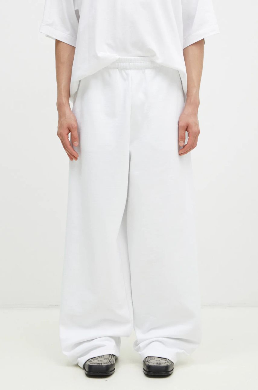Joggingbukser VETEMENTS VETEMENTS Embroidered Logo Sweatpants Hvid | UA66SP630W, 0