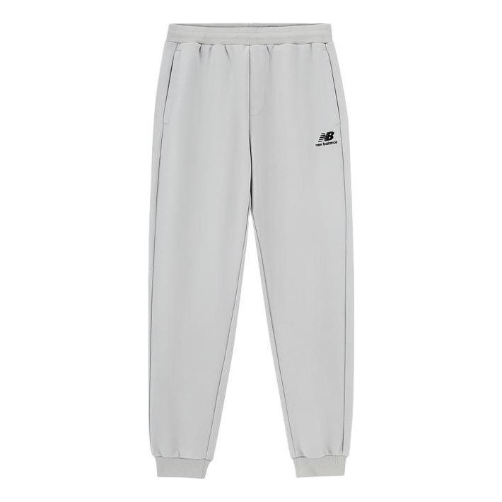 Joggingbukser New Balance Essentials Fleece Sweatpants Grå | 6LD38101-GR, 0