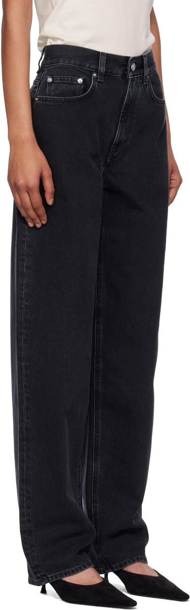 Jeans Loulou de Saison Loulou de Saison Samur Straight-Leg Jeans Blå | SAMUR LDS, 4