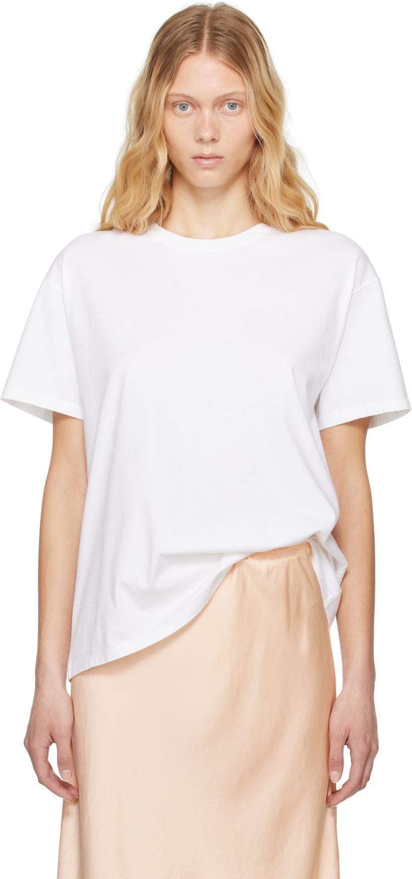 T-shirt The Row The Row Nadina T-Shirt Hvid | 8738-K636
