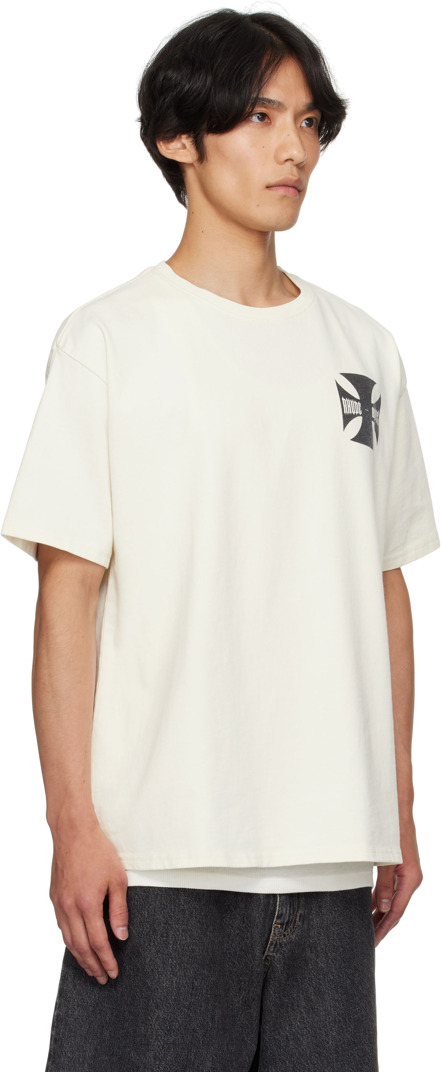 T-shirt Rhude Rhude 'Rhude Boys' T-Shirt Hvid | RHPF25TT24012, 1