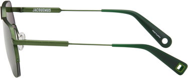 Solbriller Jacquemus Aviator Sunglasses Grøn | JAC67C4SUN, 2