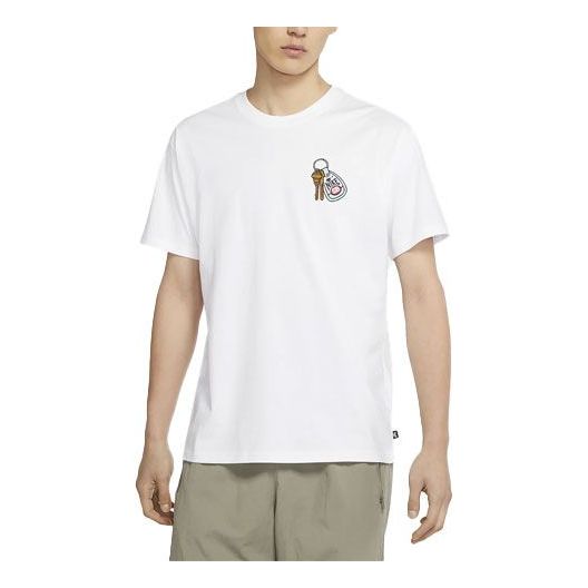 T-shirt Nike SB Nike SB Keys T-Shirt Hvid | DD1307-100, 0