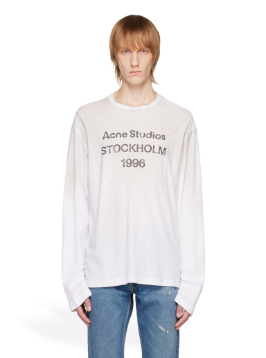T-shirt Acne Studios Printed T-Shirt Hvid | CL0197-