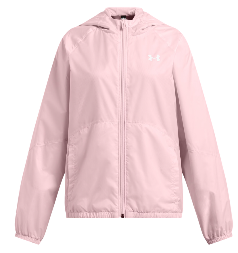 Vindjakke Under Armour Under Armour UA Sport Windbreaker Hooded Jacket Lyserød | 1384206-647