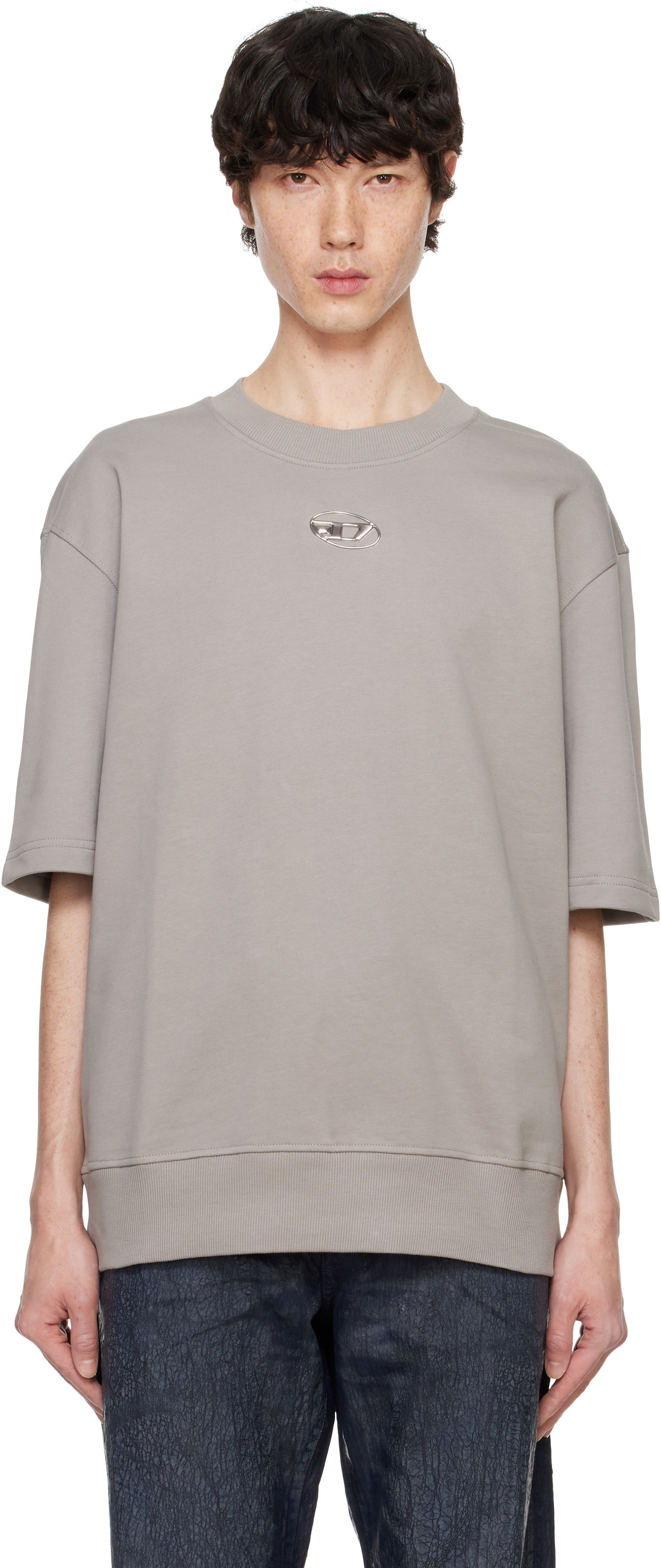 T-shirt Diesel S-Cooling-L1 Short Sleeve T-Shirt Grå | A11580-0IAJH-9BX, 0